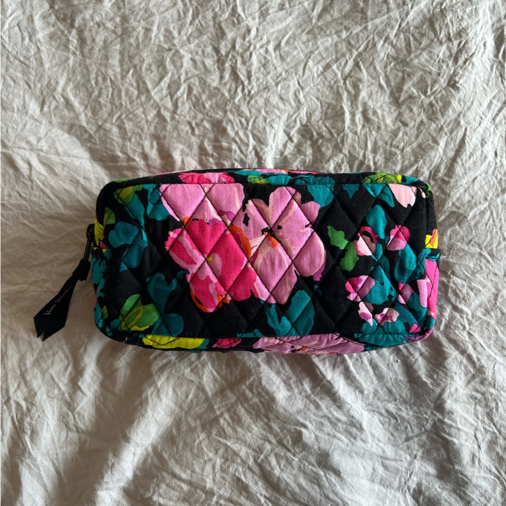 Vera Bradley Floral Quilted Cosmetic Bag